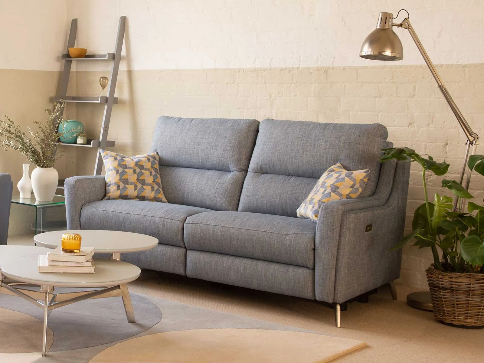 Large 2 Seater Power Recliner Sofa