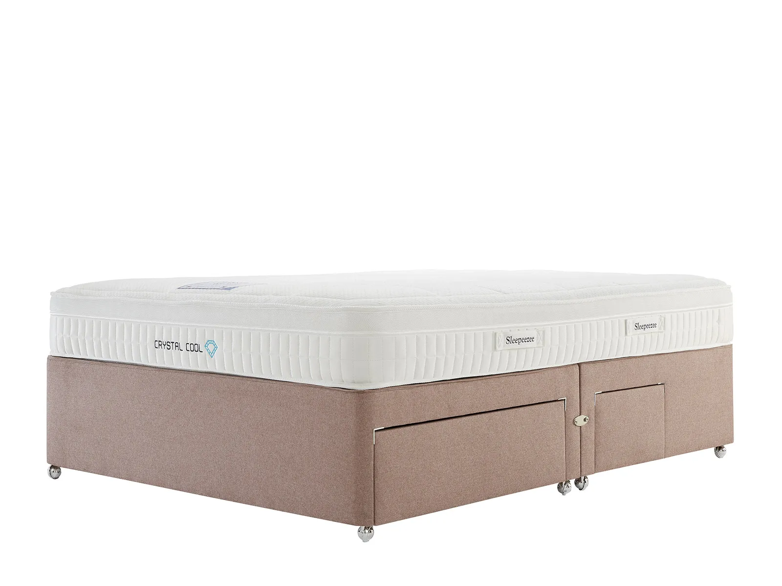 Small Double 2+2 Drawer Divan Set