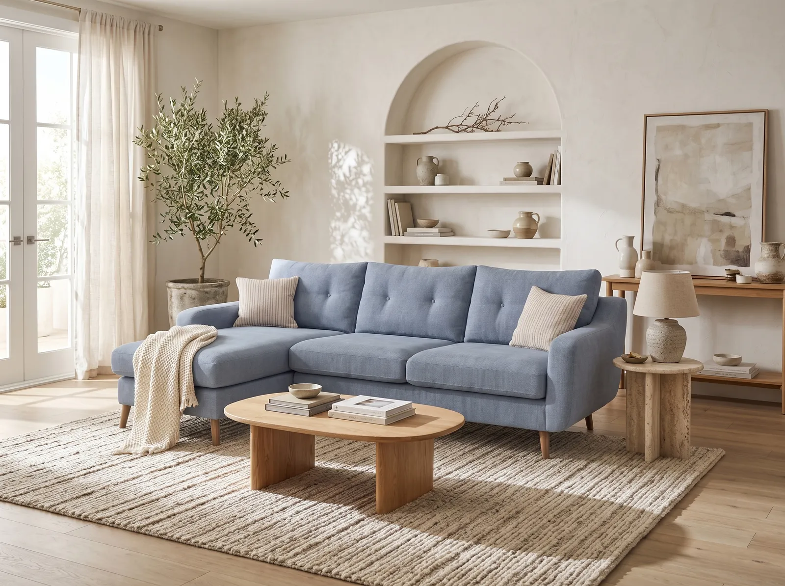 Large Chaise Sofa - Left Hand Facing