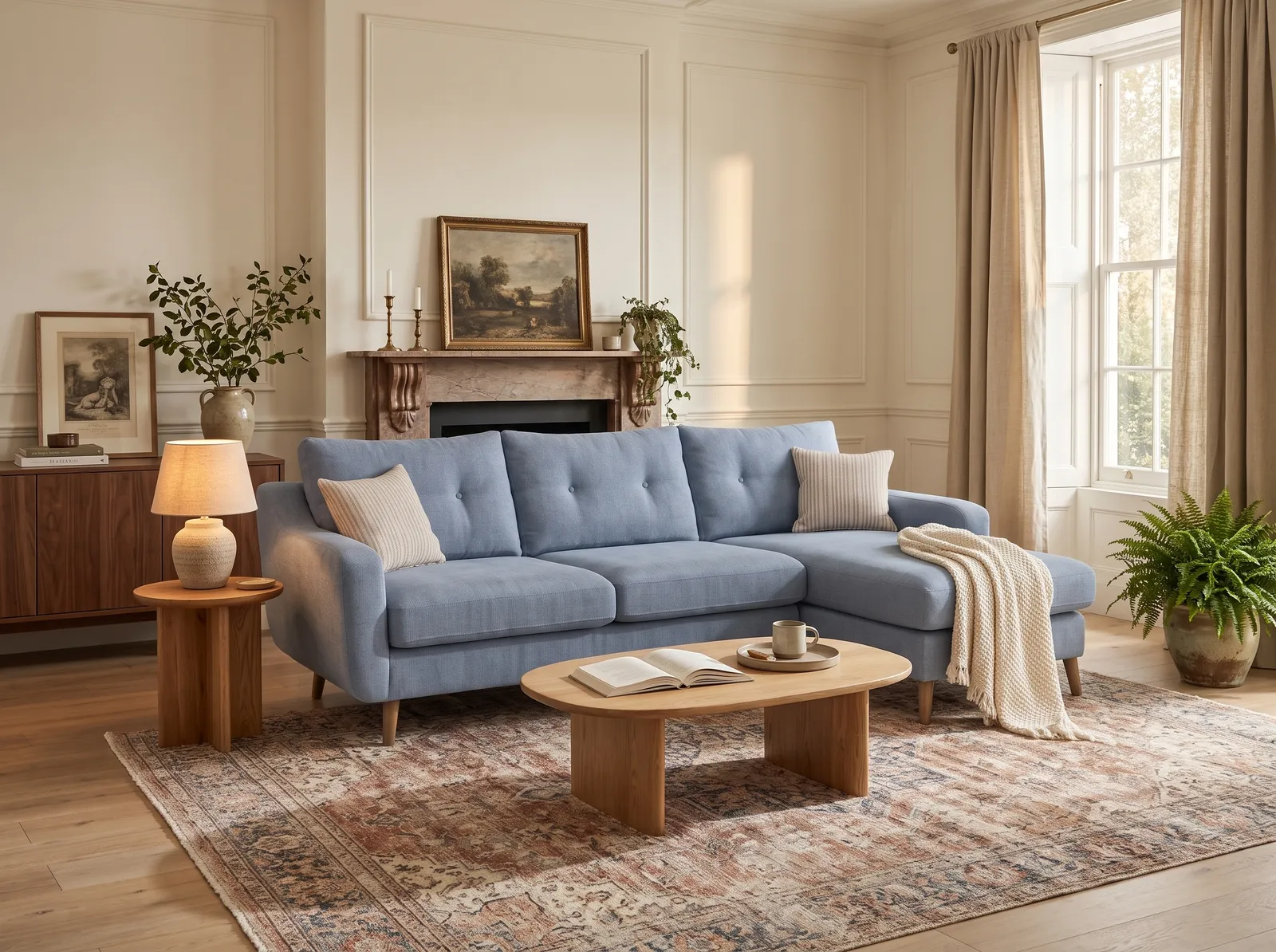 Large Chaise Sofa - Right Hand Facing