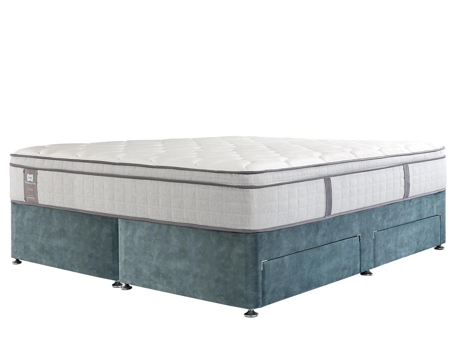 Super King Size 4 Drawer Divan Set