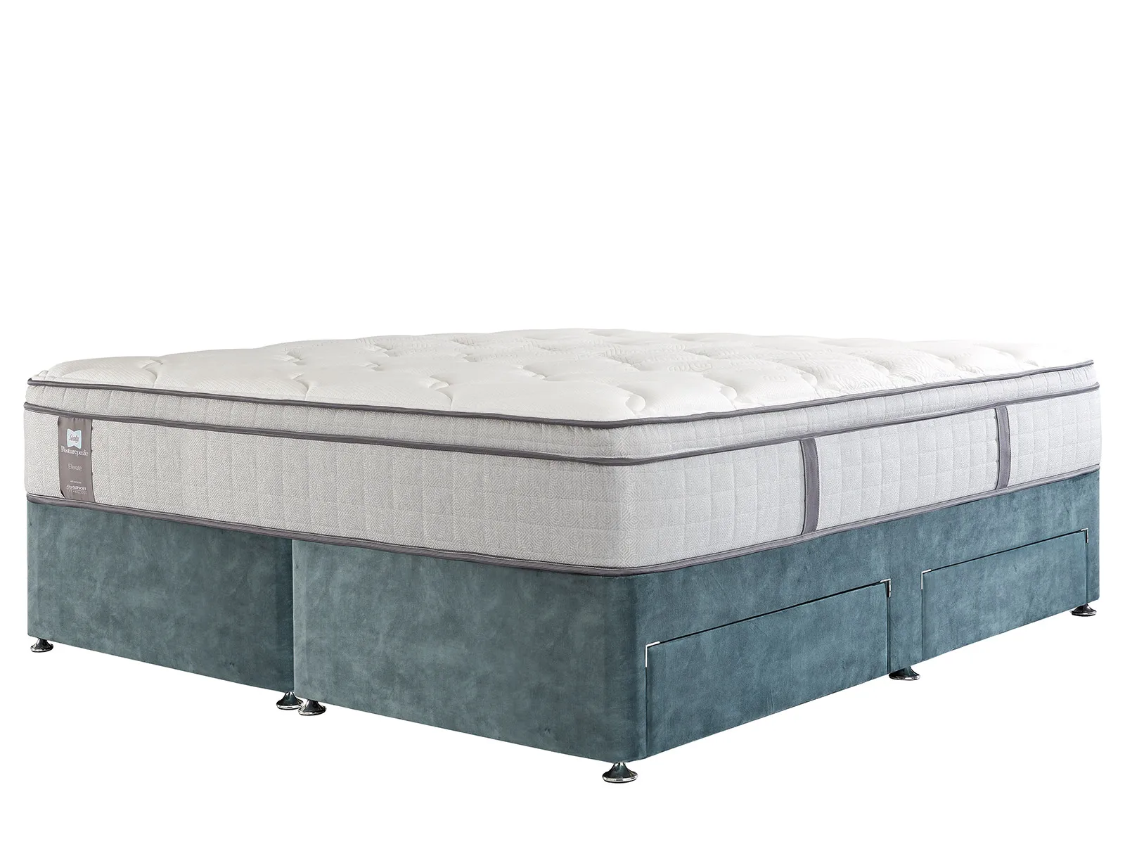 Super King Size 4 Drawer Divan Set