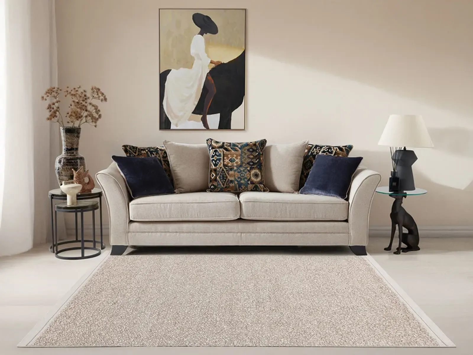 4 Seater Split Sofa - Pillow Back