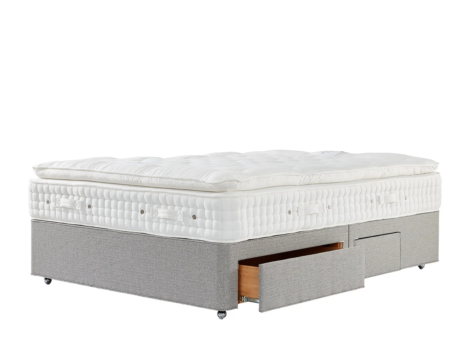 Double 2+2 Drawer Divan Set