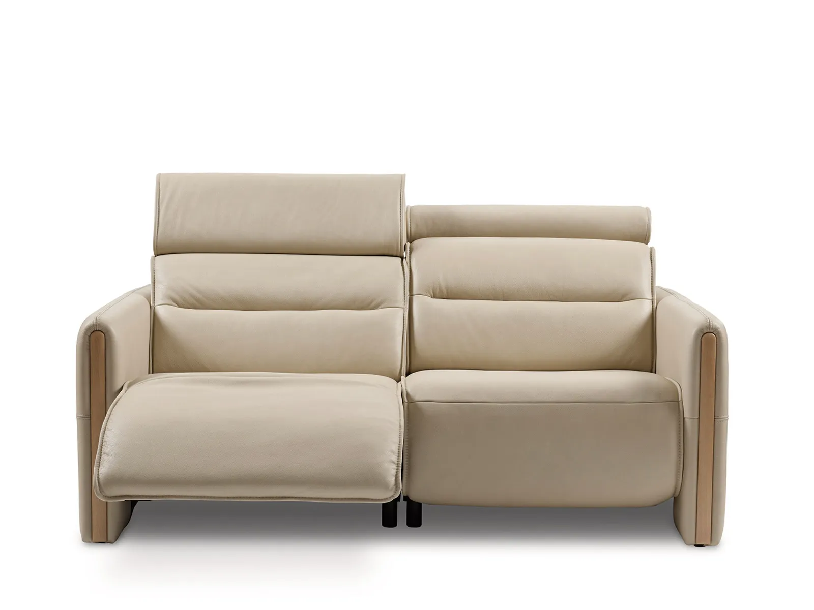 2 Seater Left Power Recliner Sofa