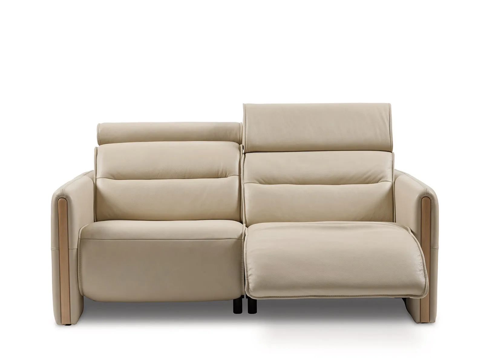 2 Seater Right Power Recliner Sofa