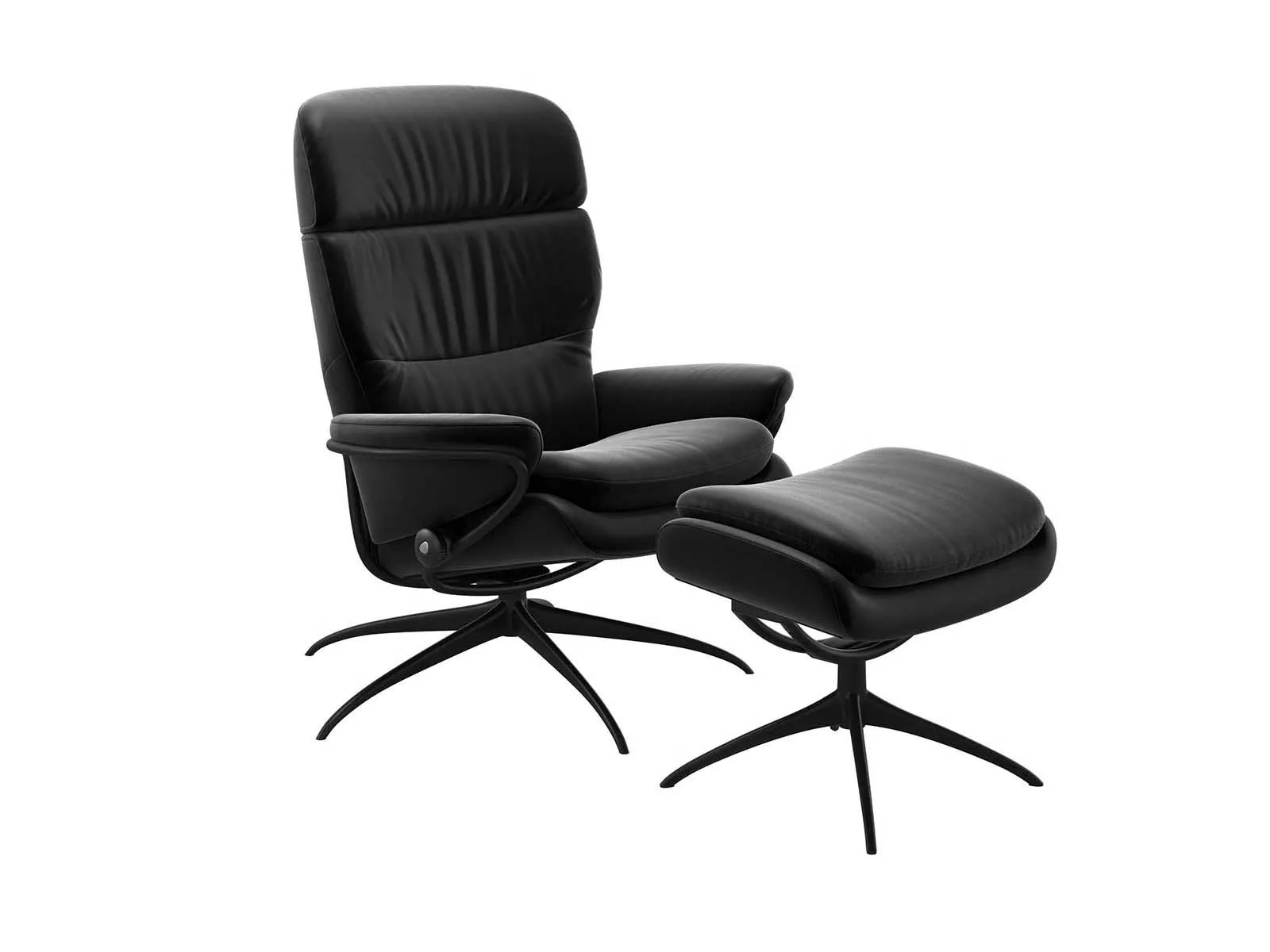 Chair & Stool With Star Base