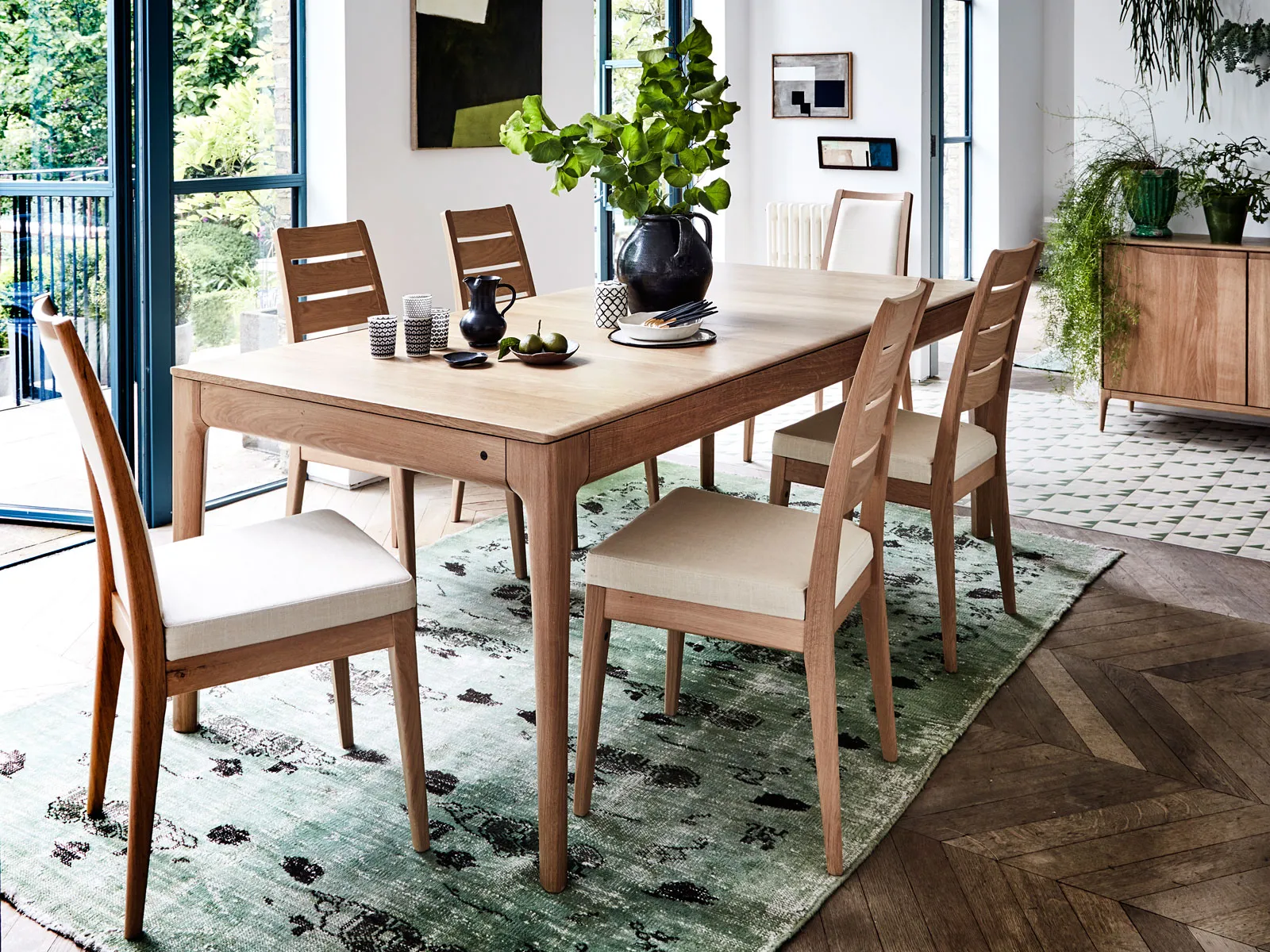 Large Extending Dining Table