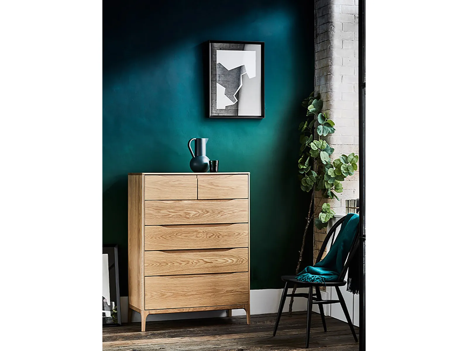 6 Drawer Tall Wide Chest
