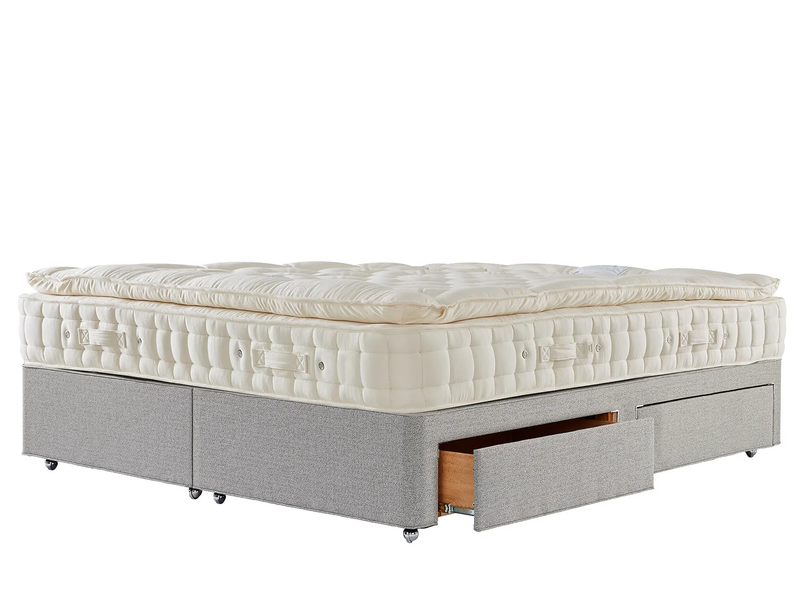 Super King Size 4 Drawer Divan Set