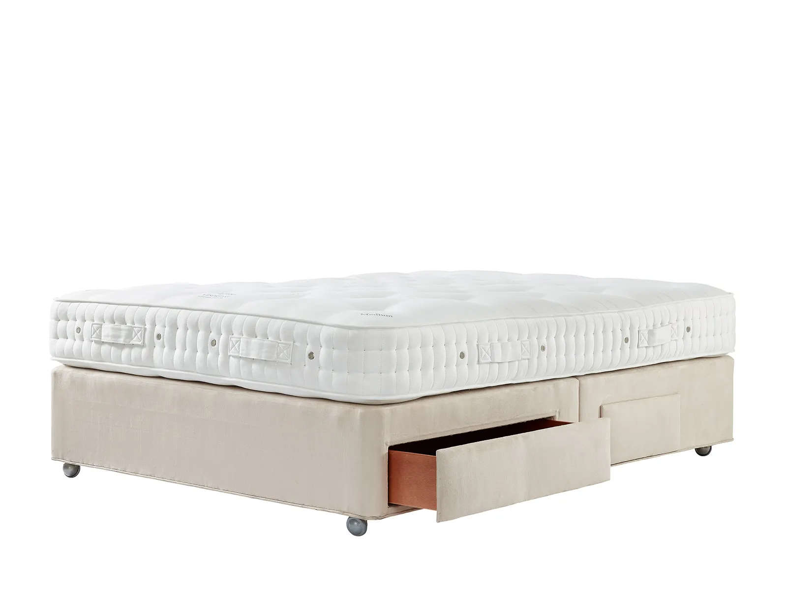 Double 2+2 Drawer Divan Set