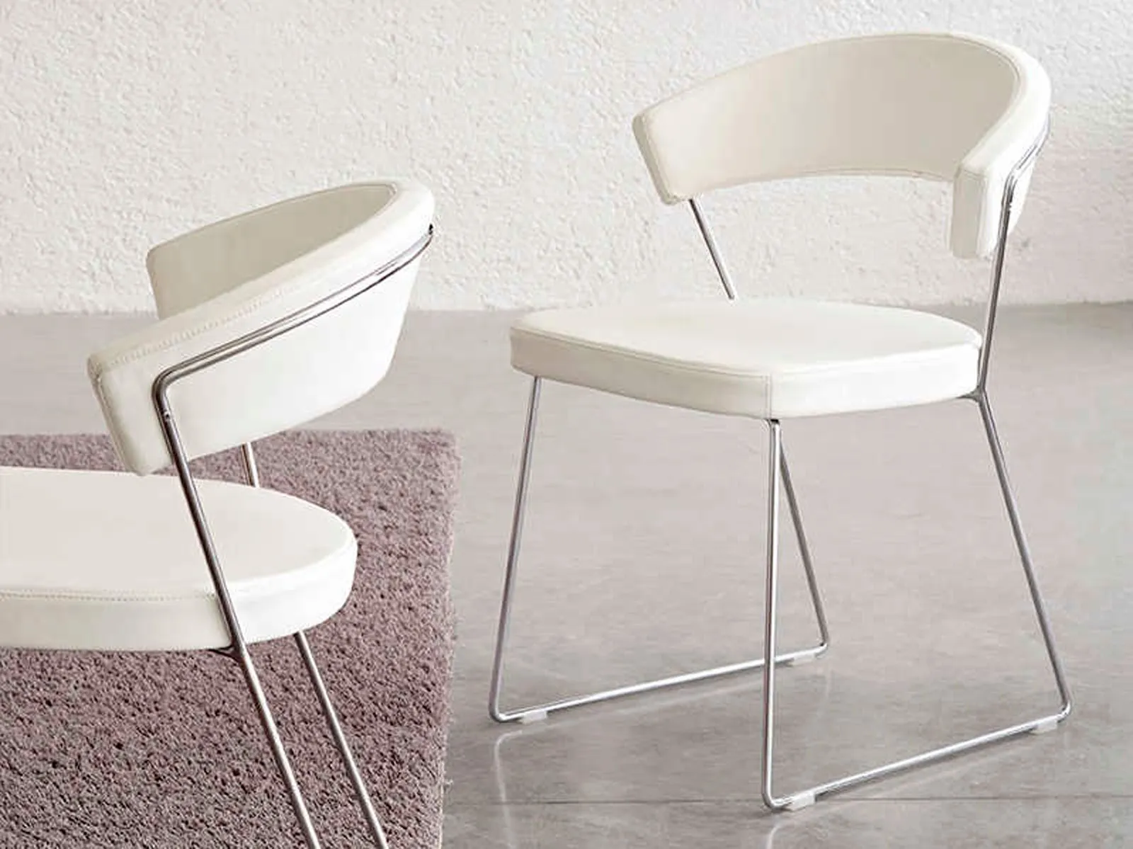 New York - Optic White Leather