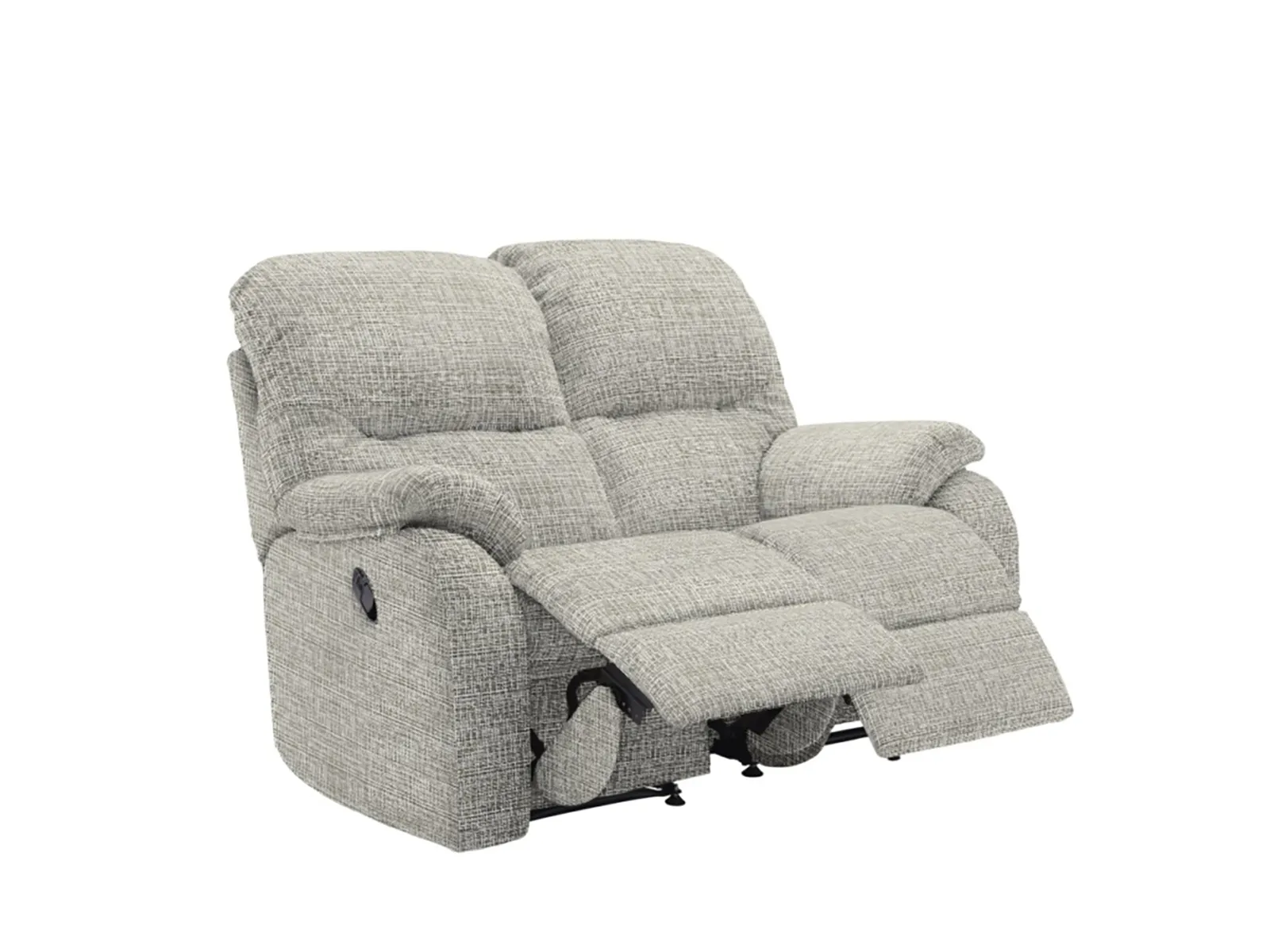 Small 2 Seater Manual Recliner Sofa