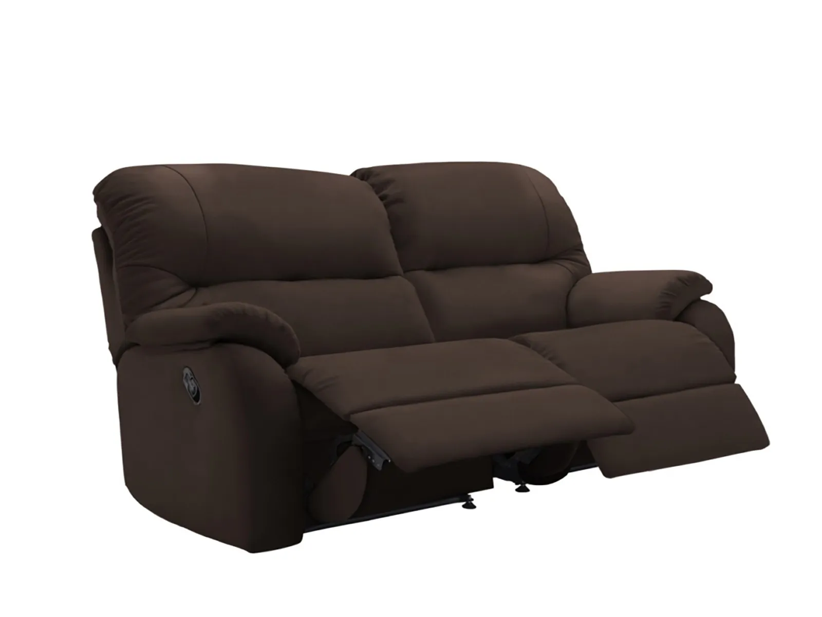 3 Seater Manual Double Recliner Sofa - 2 Cushion