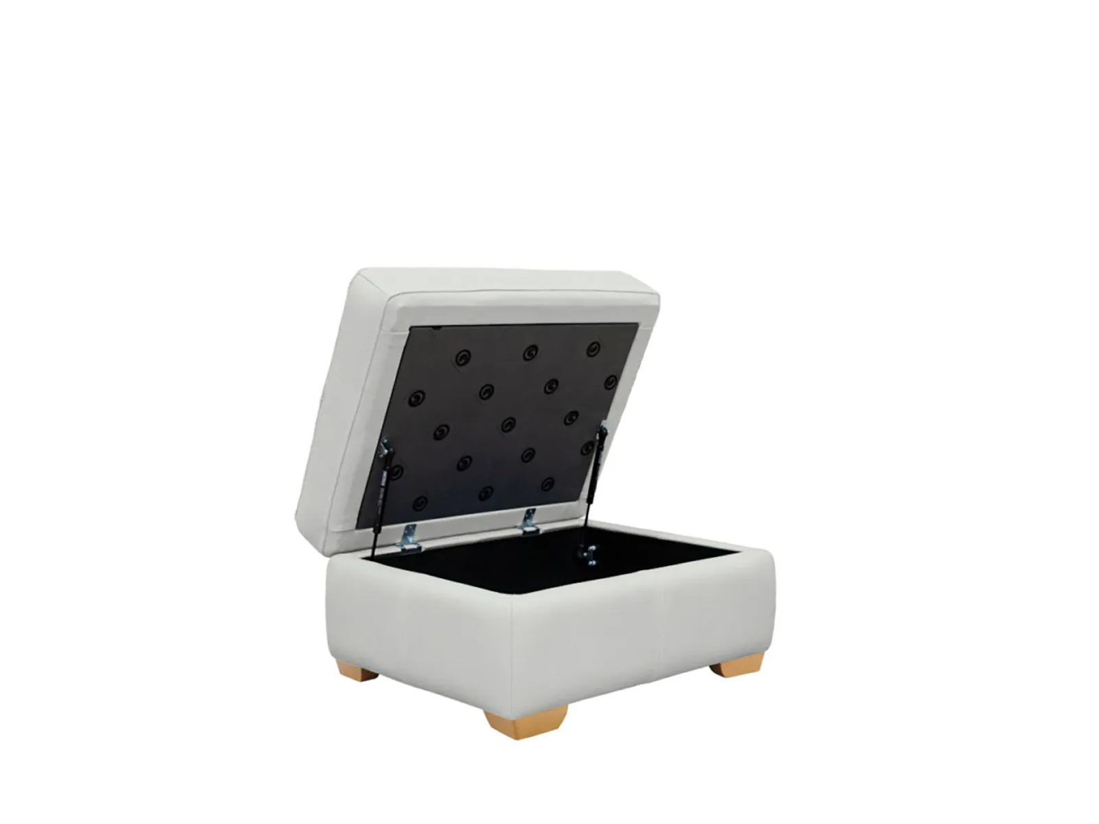 Storage Stool With Show Wood