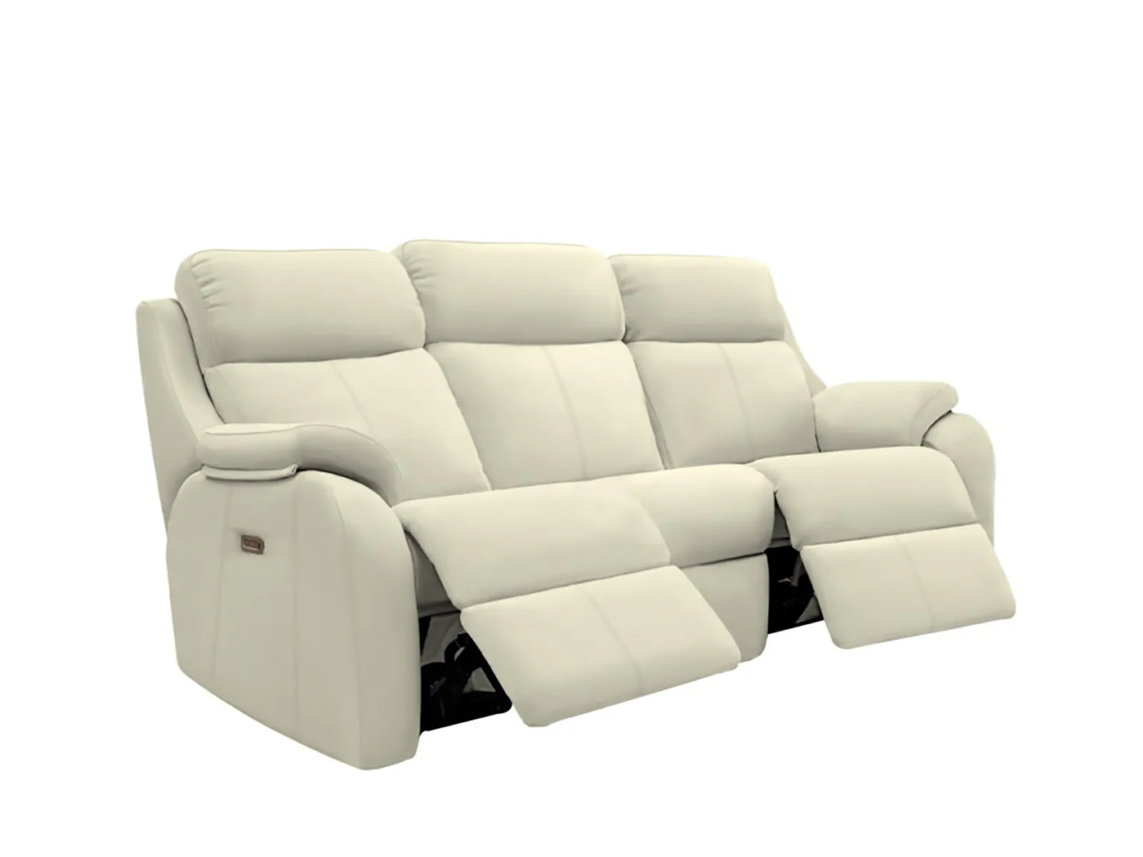 3 Seater Power Recliner Curved Sofa