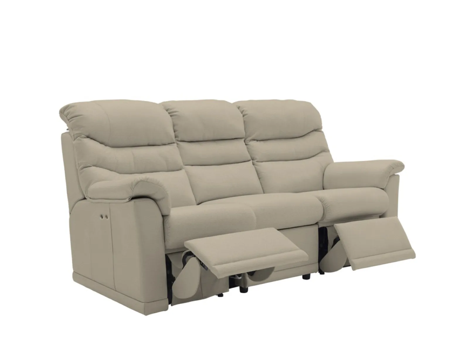 3 Seater Power Recliner Sofa - 3 Cushions