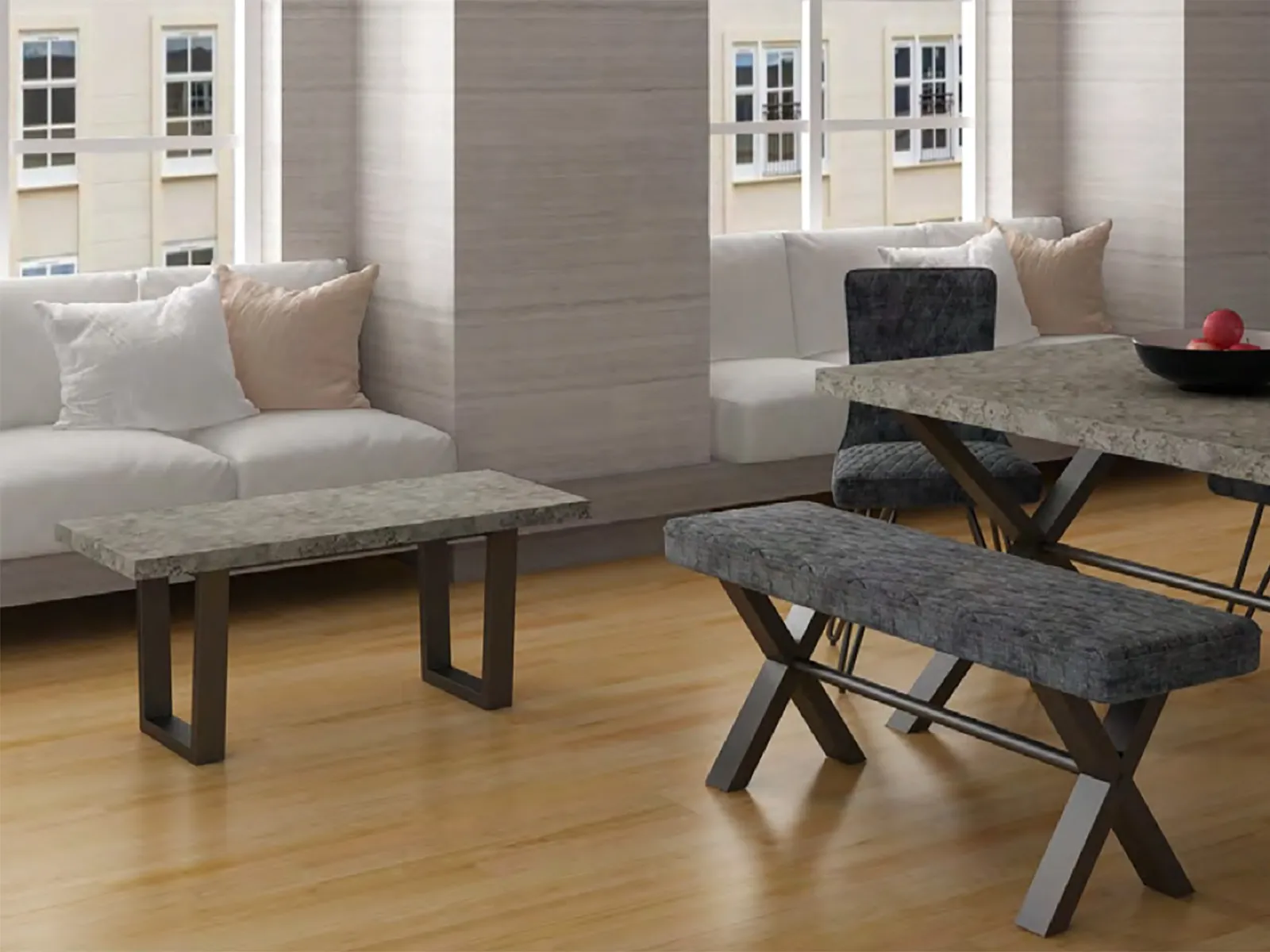 Coffee Table Stone Effect