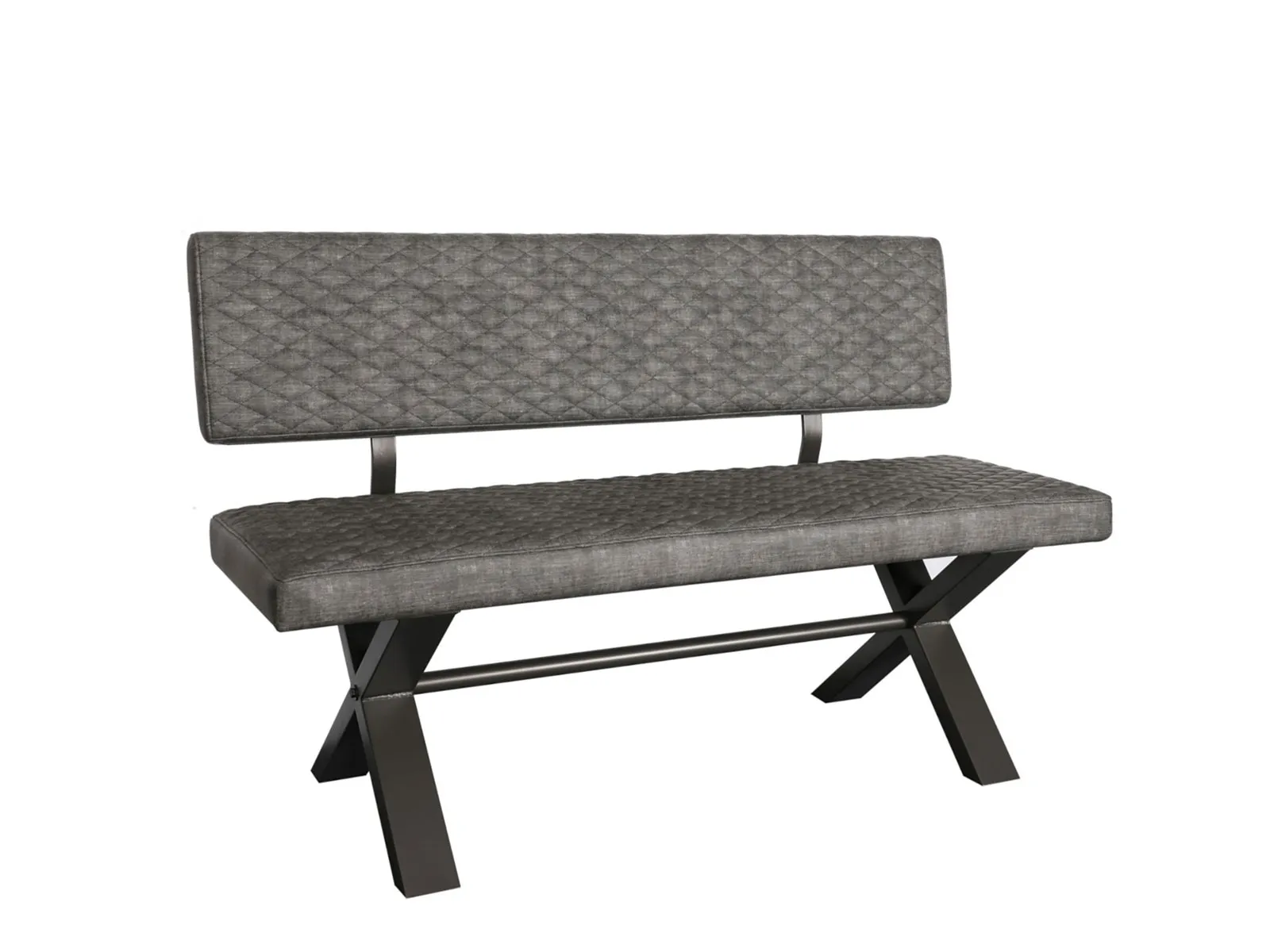 140cm Upholstered High Back Bench