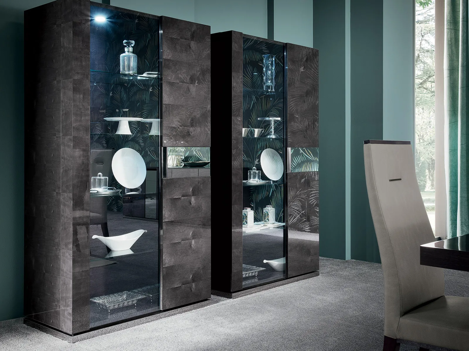 2 Door Curio Cabinet