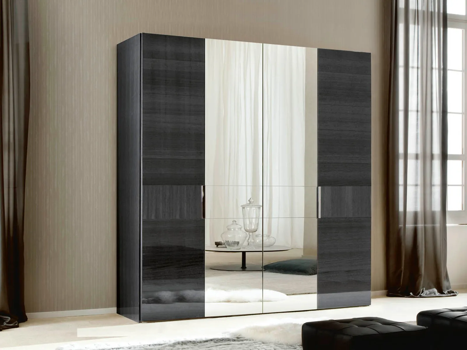 4 Door Wardrobe