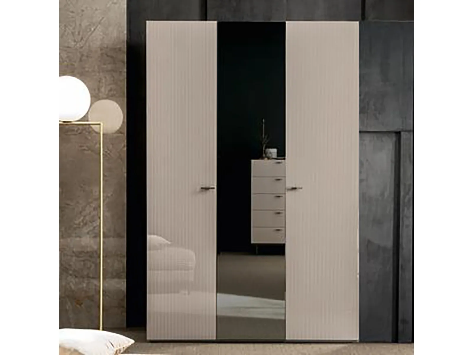 3 Door Mirror Wardrobe