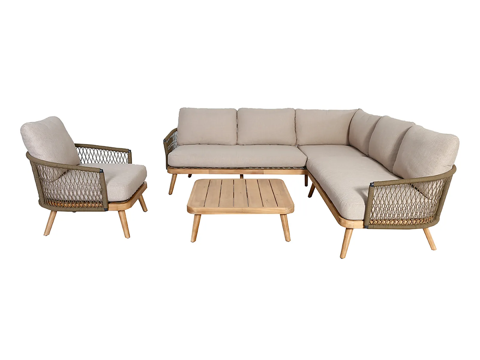 Corner Sofa Set & Lounge Chair