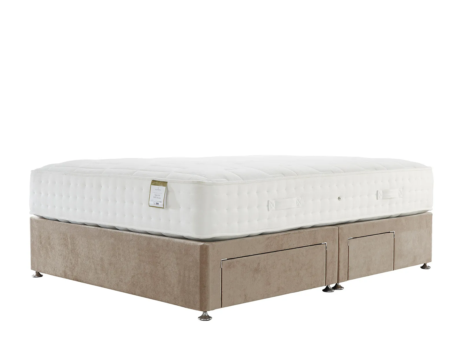Double 2+2 Drawer Divan Set