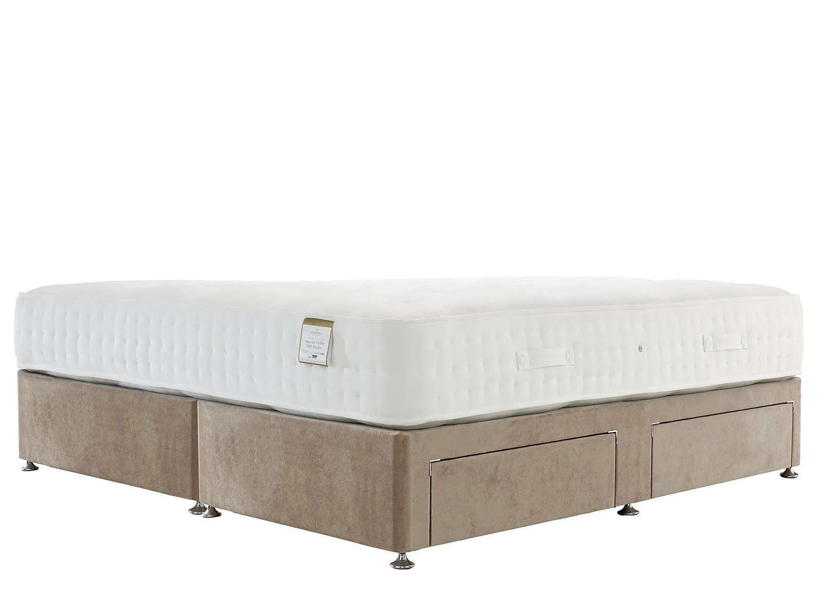 Super King Size 4 Drawer Divan Set