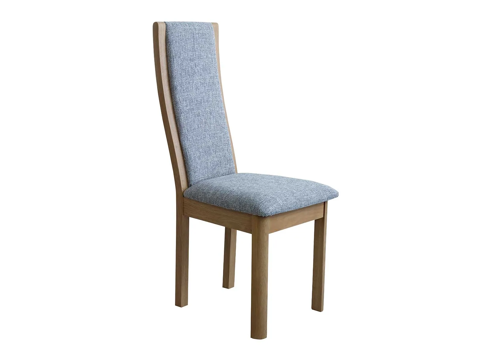 High Back Dining Chair - Grey