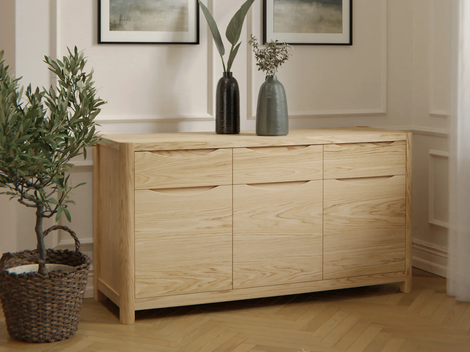 3 Door Sideboard