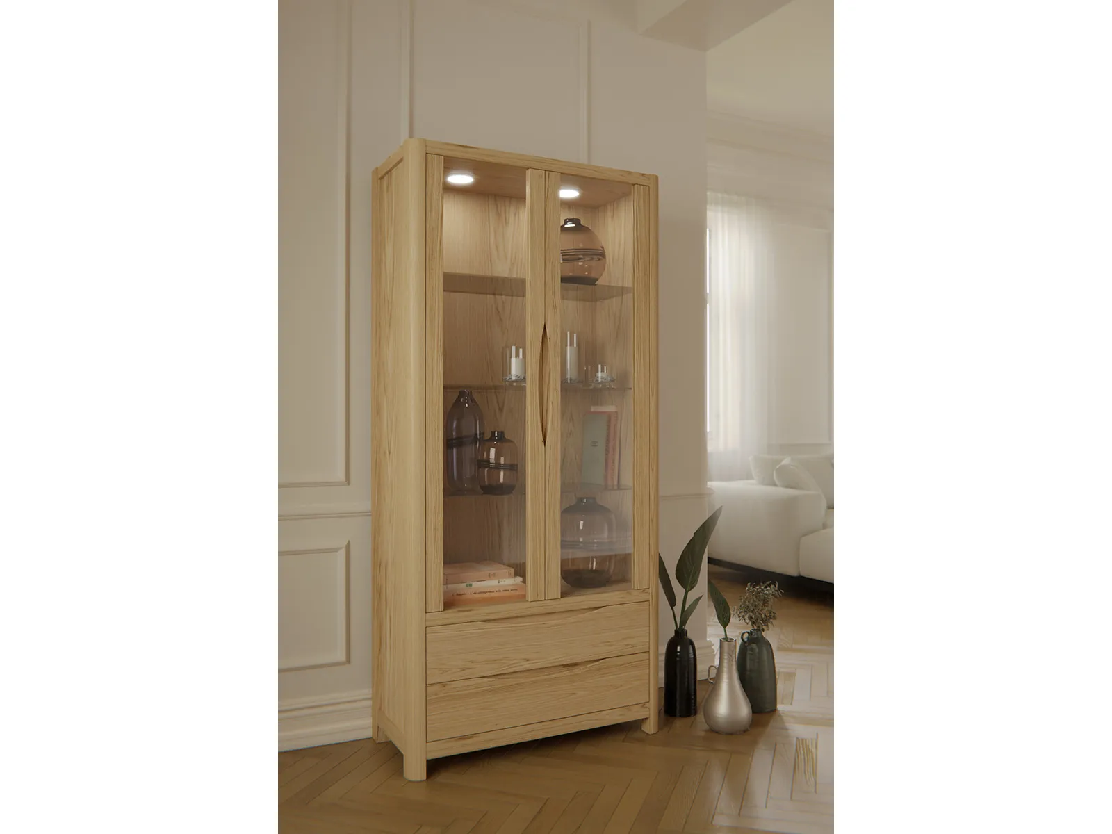 Tall Display Cabinet