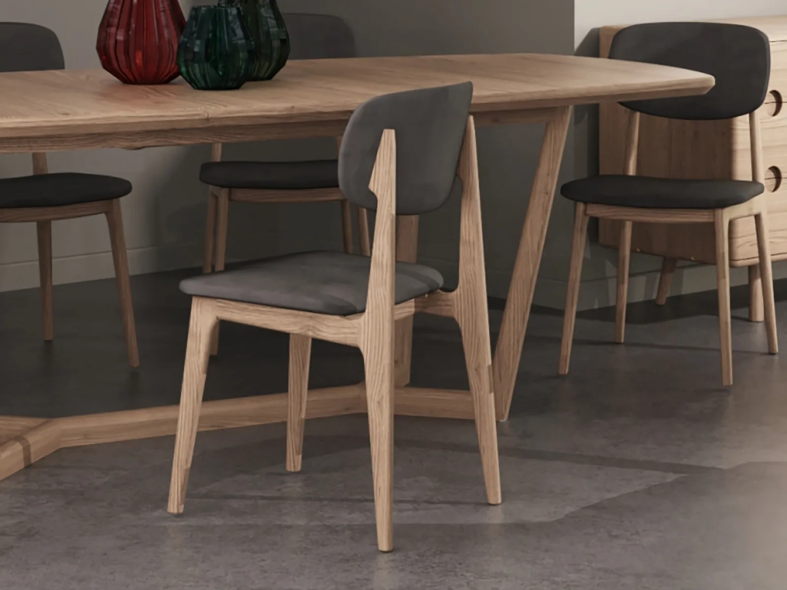 Bari Dining Chair - Granite
