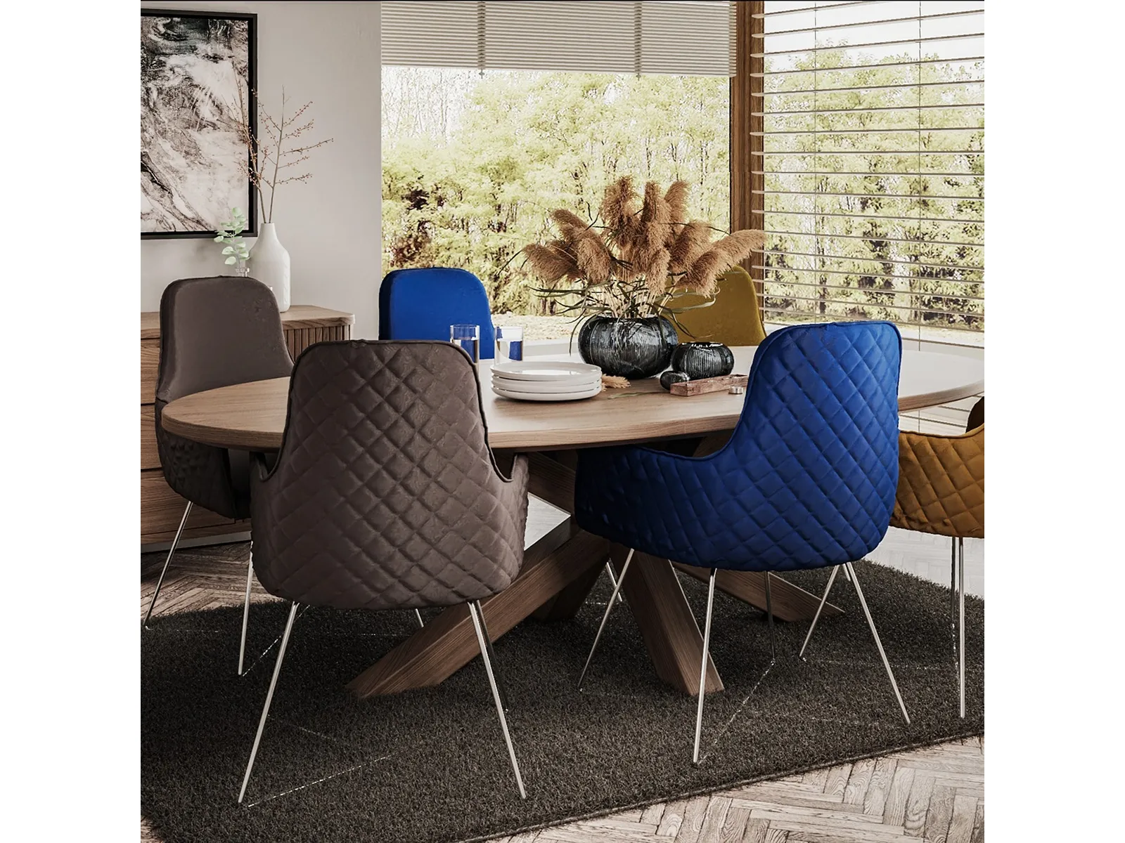180cm Barkington Oval Table