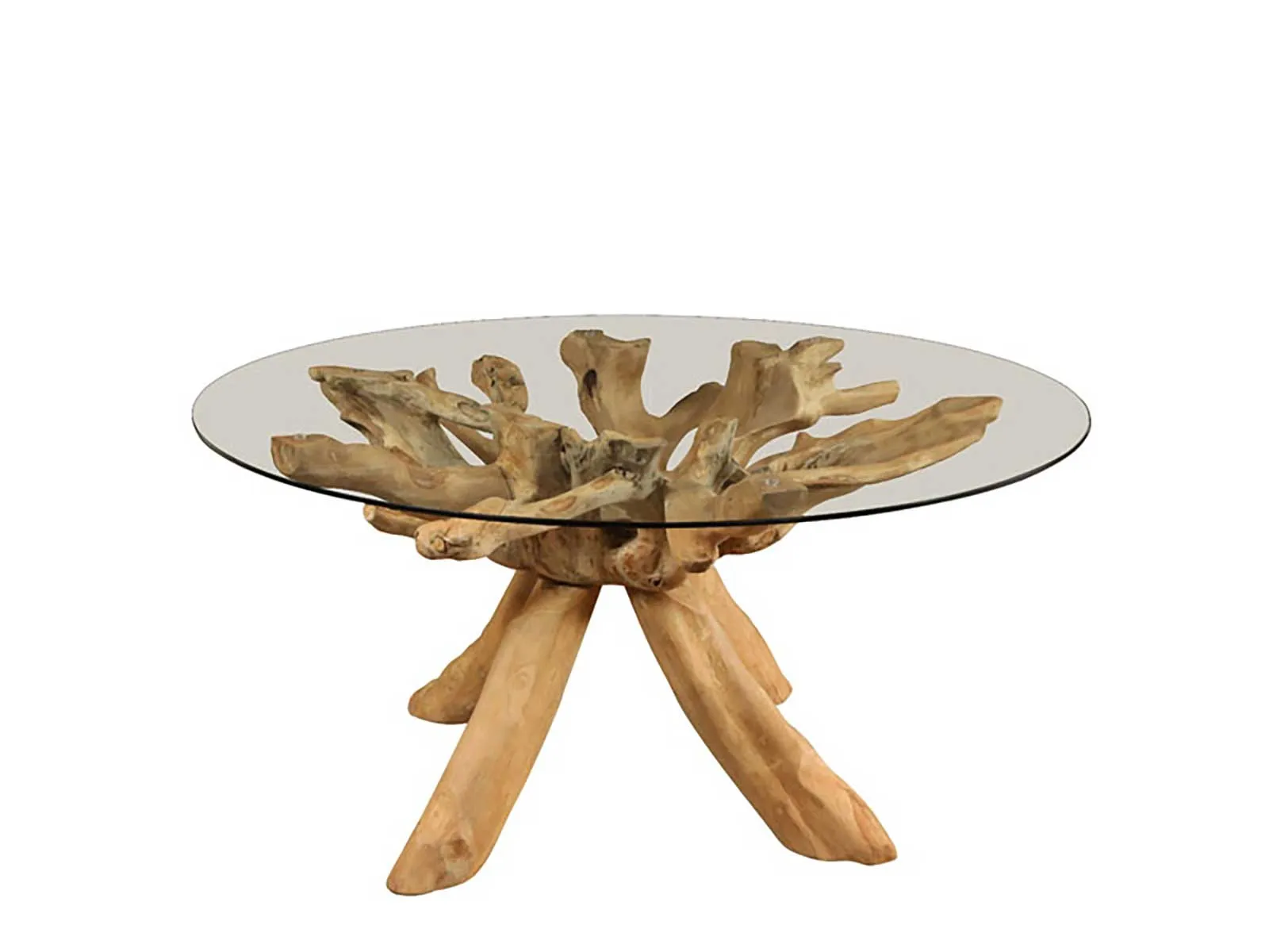 Root Glass Top Table (130cm)