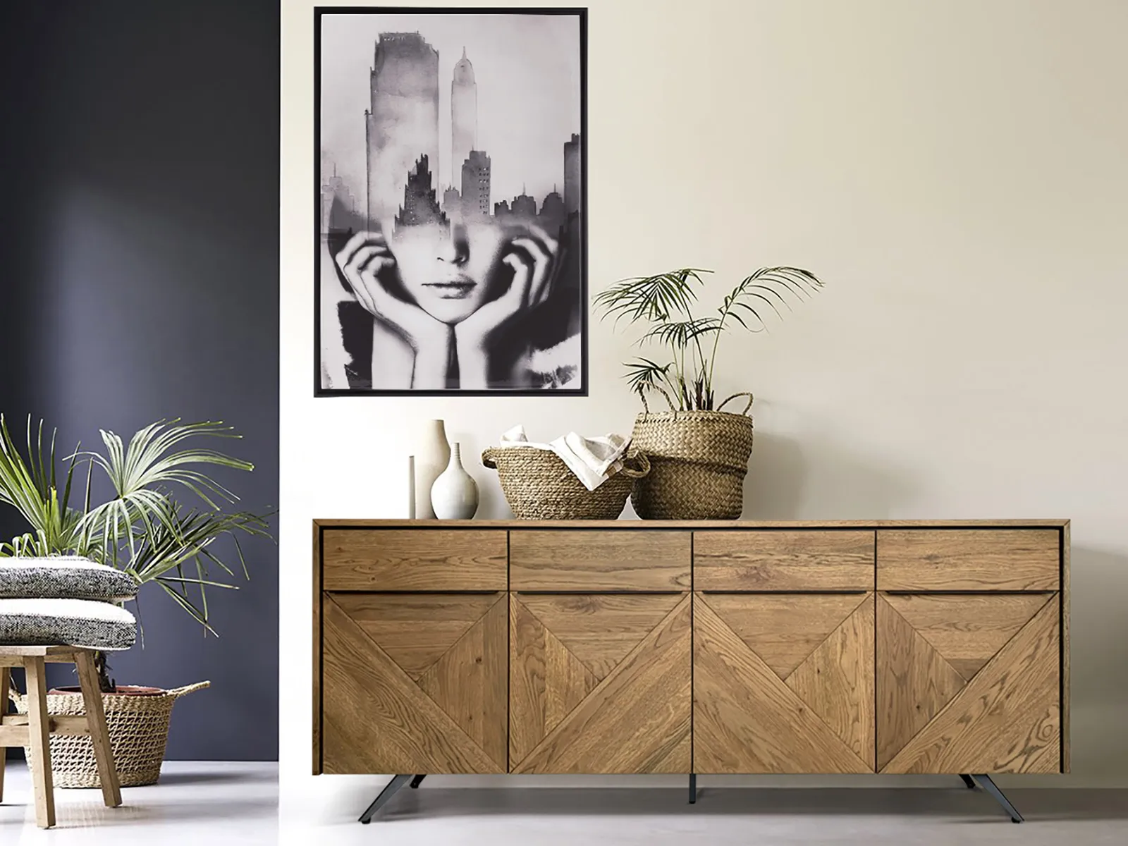 4 Door Sideboard