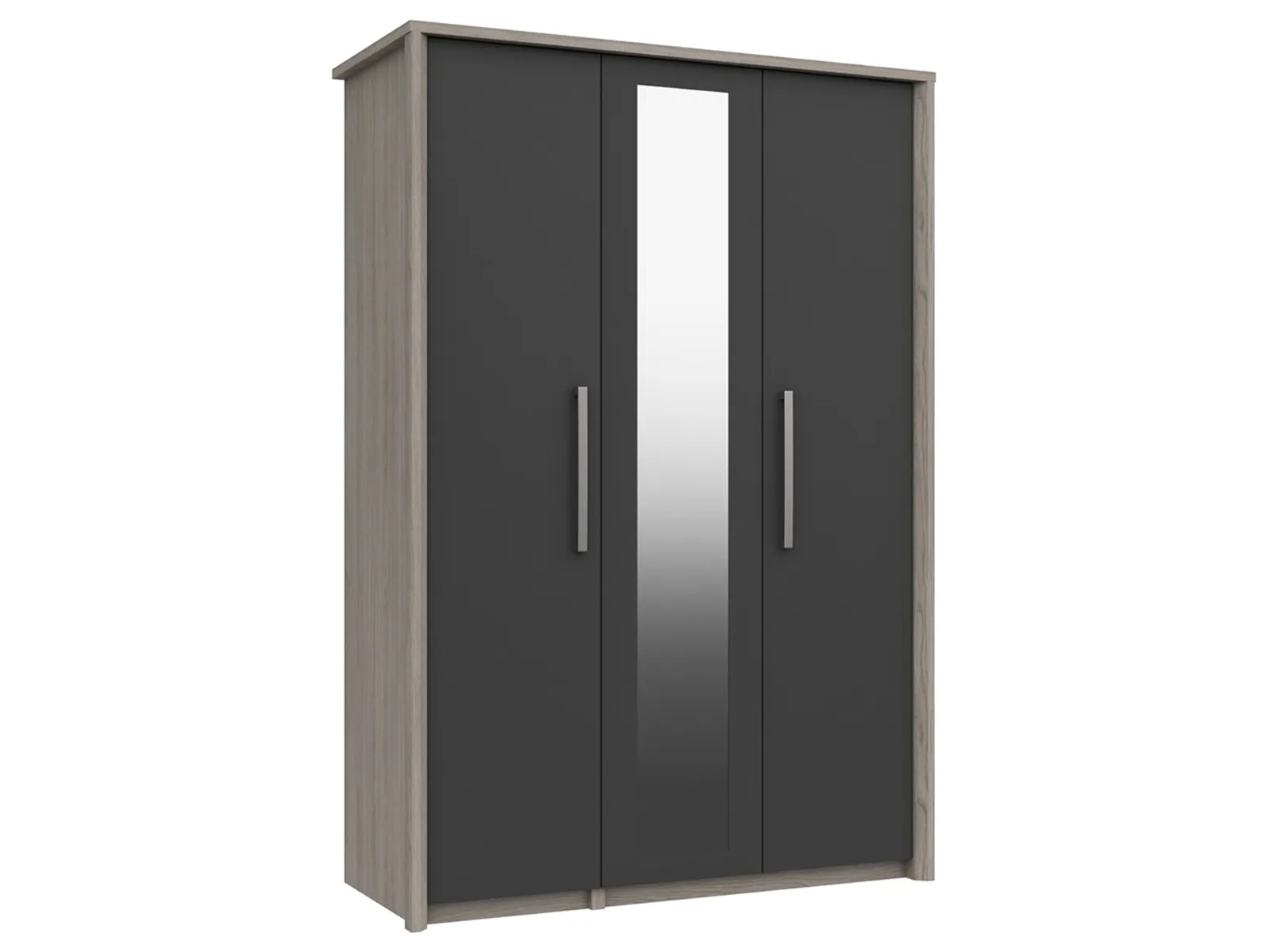 3 Door Wardrobe With Mirror