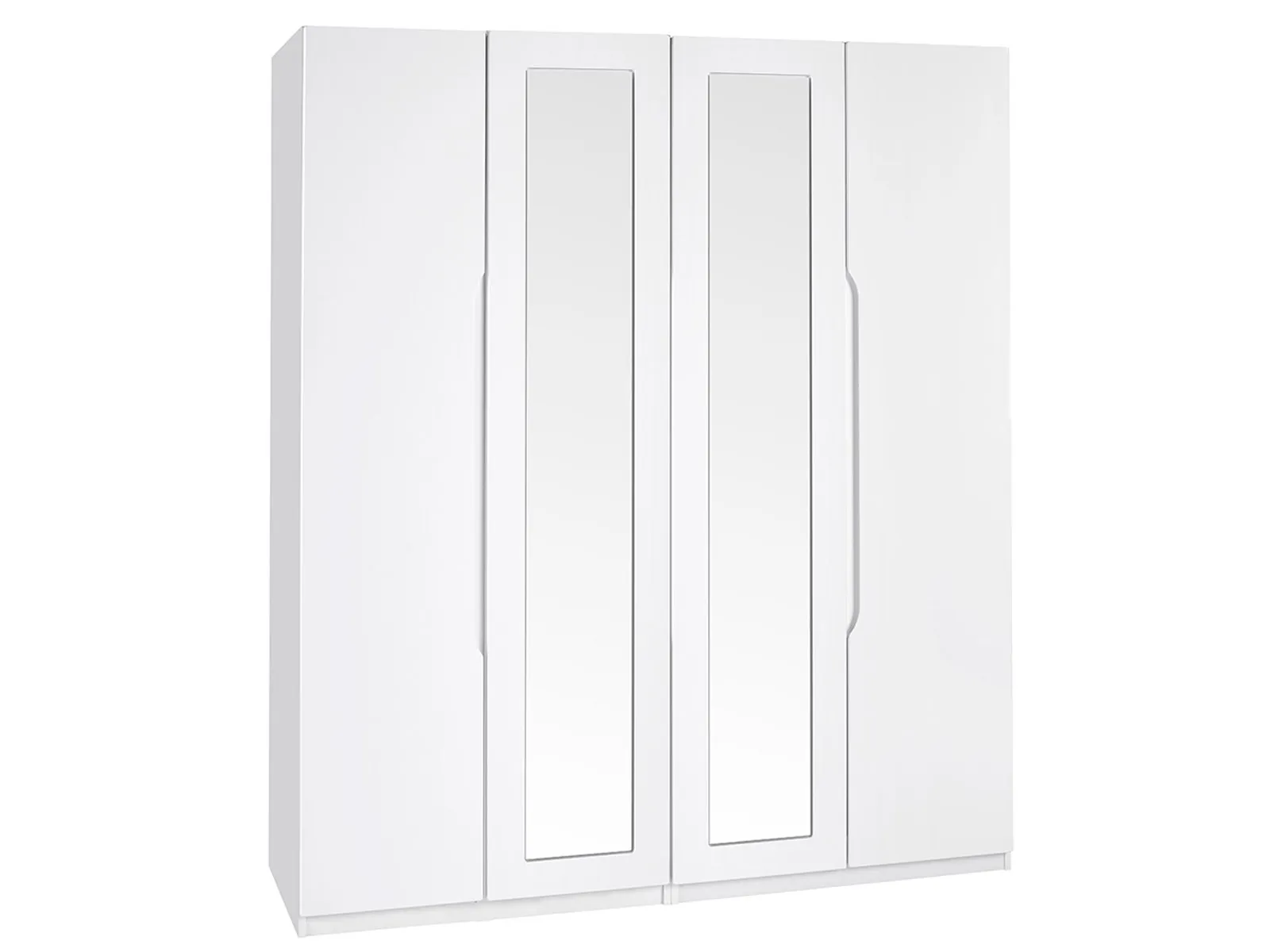 Tall 4 Door Wardrobe With Mirror