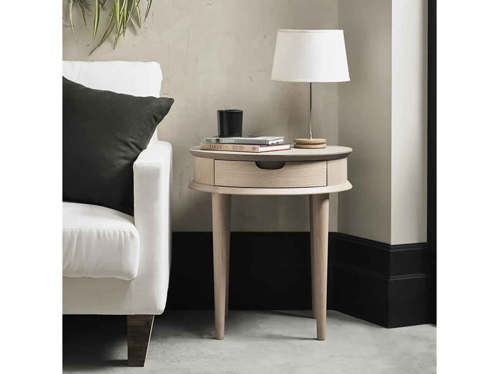 Lamp Table With Drawer