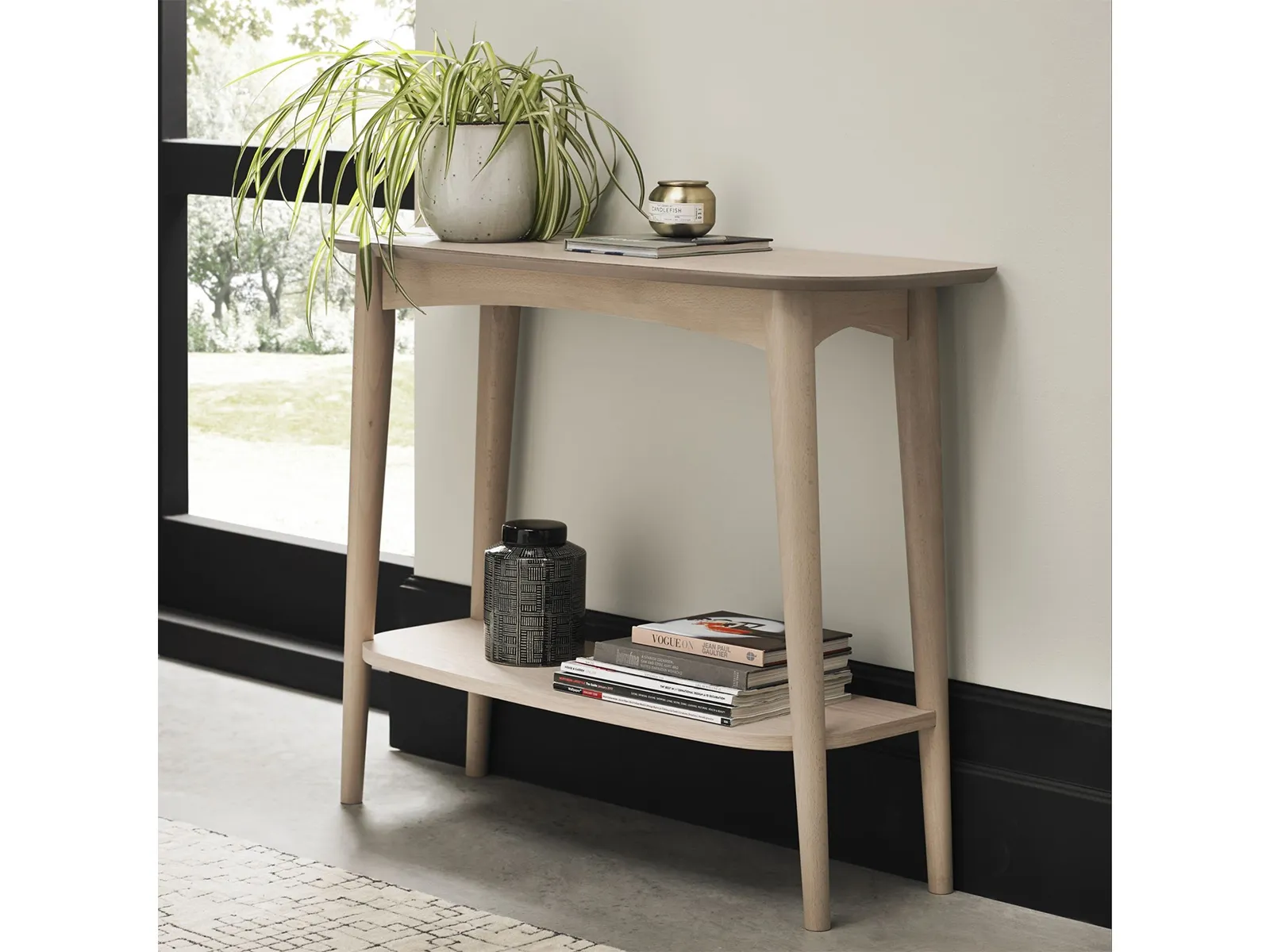 Console With Shelf