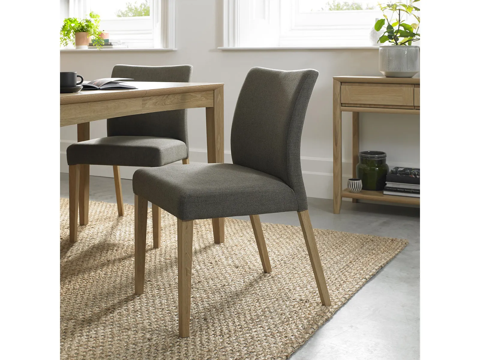 Upholstered Chair - Black Gold Fabric