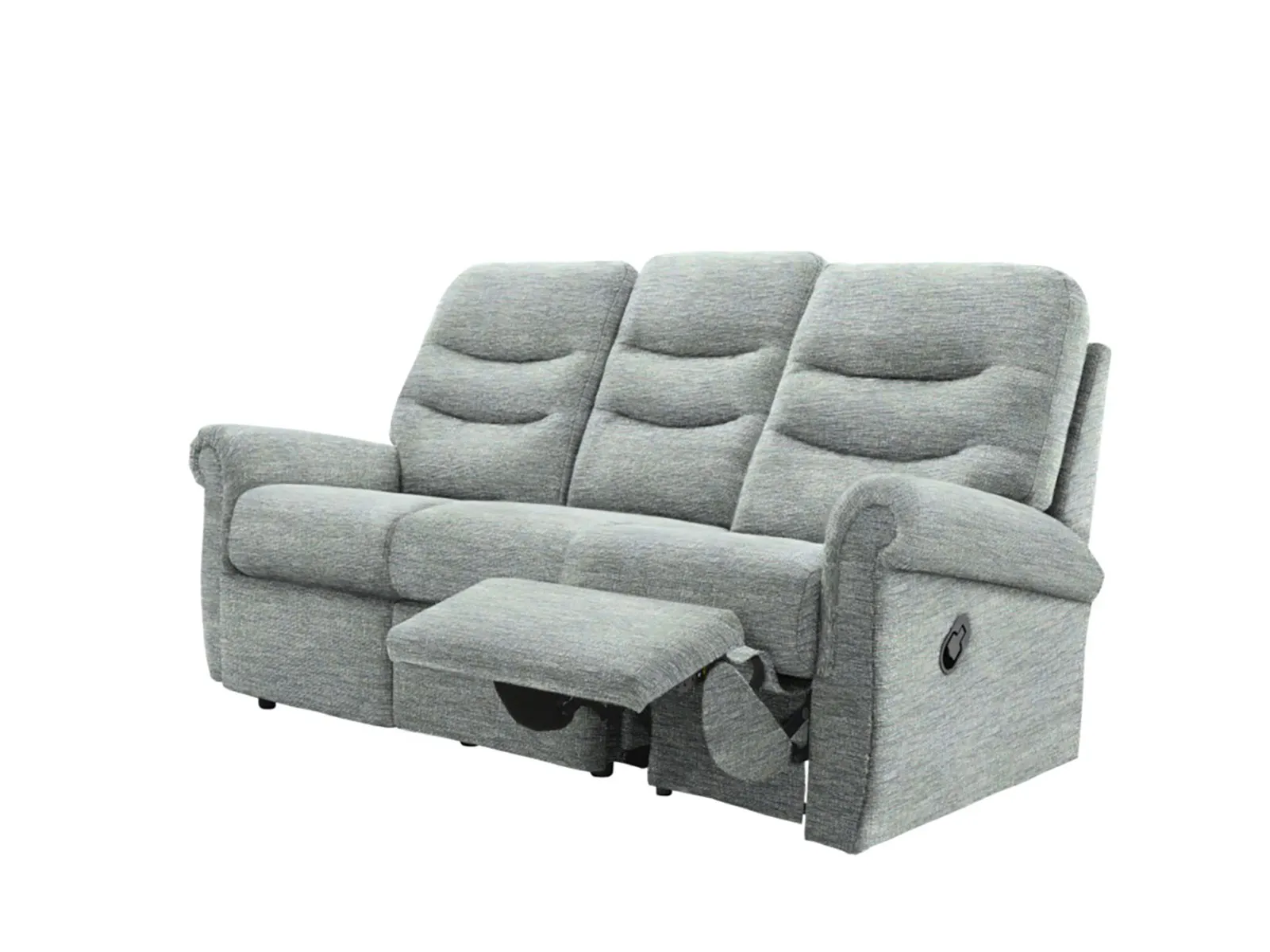 3 Seater Right Manual Recliner Sofa