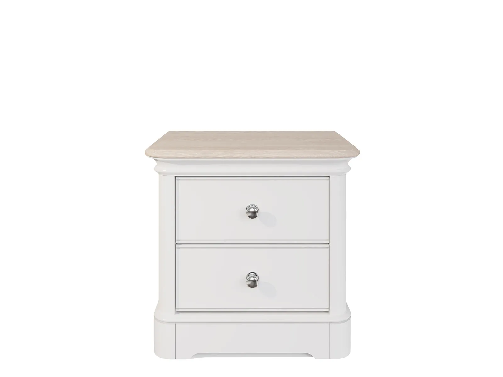 Large 2 Drawer Bedside Chest