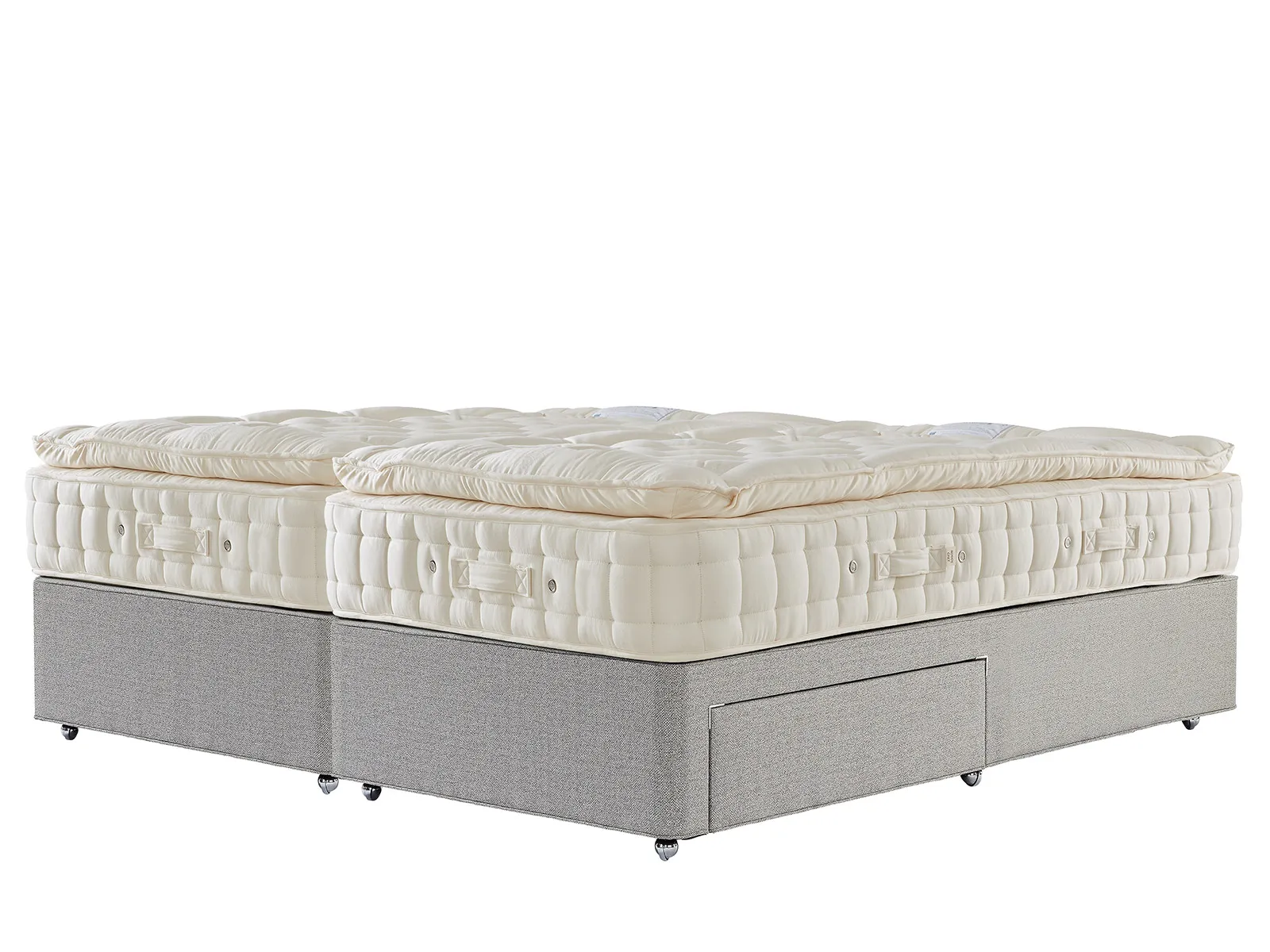 Super King Size 2 Drawer Zip and Link Divan Set
