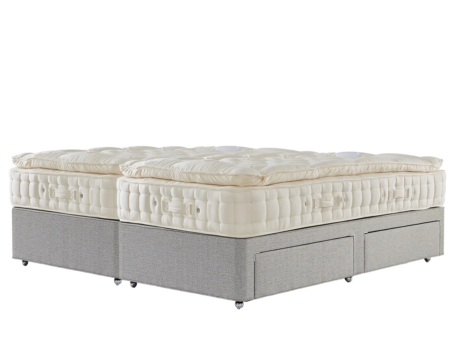 Super King Size 4 Drawer Zip and Link Divan Set