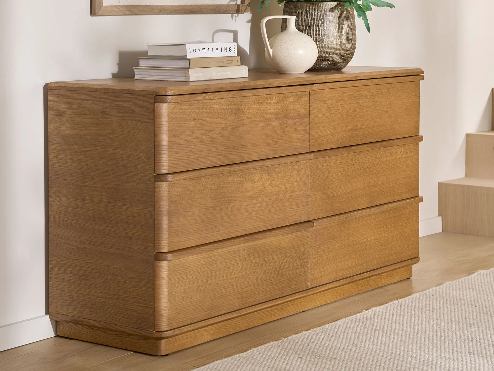 6 Drawer Wide Chest