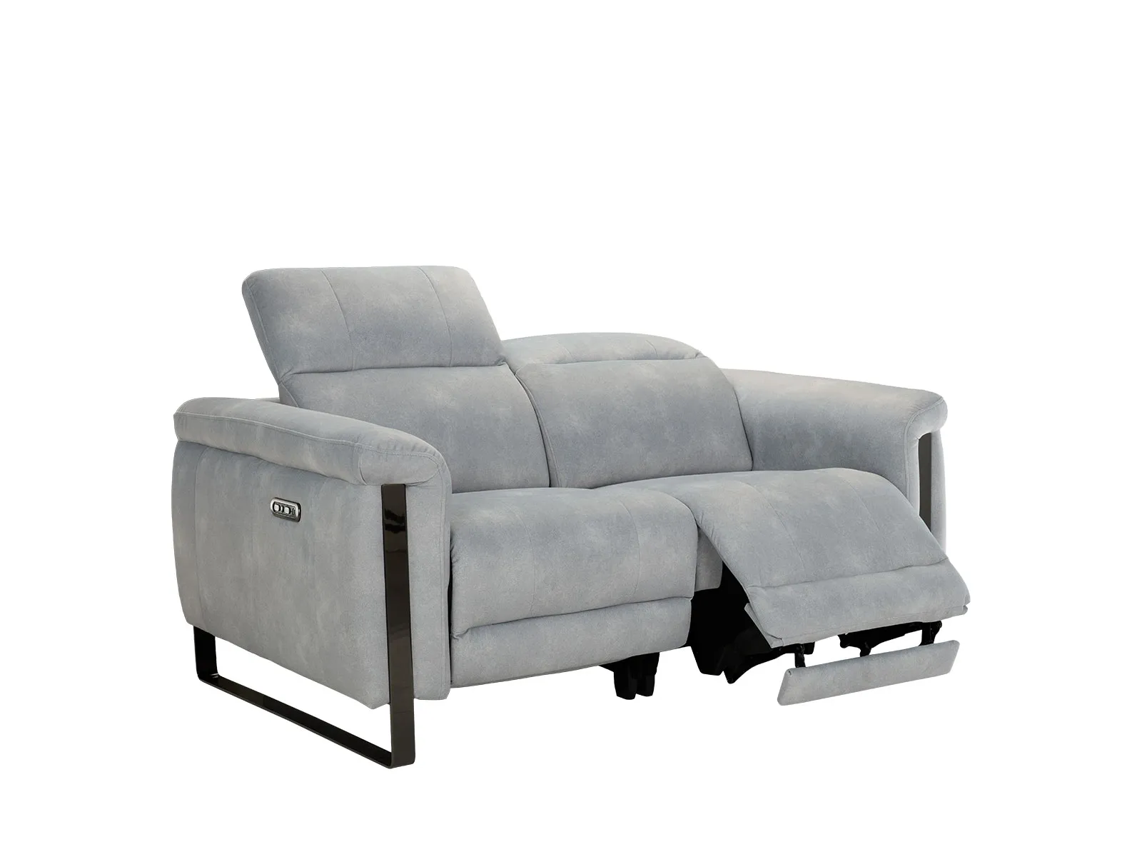 Fabric 2 Seater Power Recliner Sofa With Head Tilt