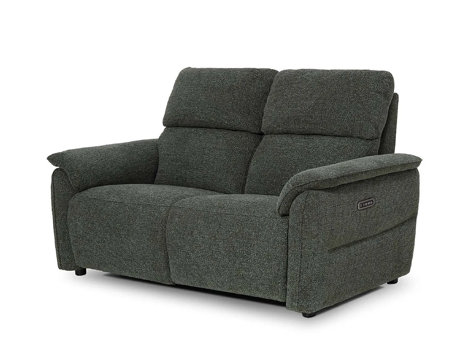 Fabric 2 Seater Power Recliner Sofa With Head Tilt