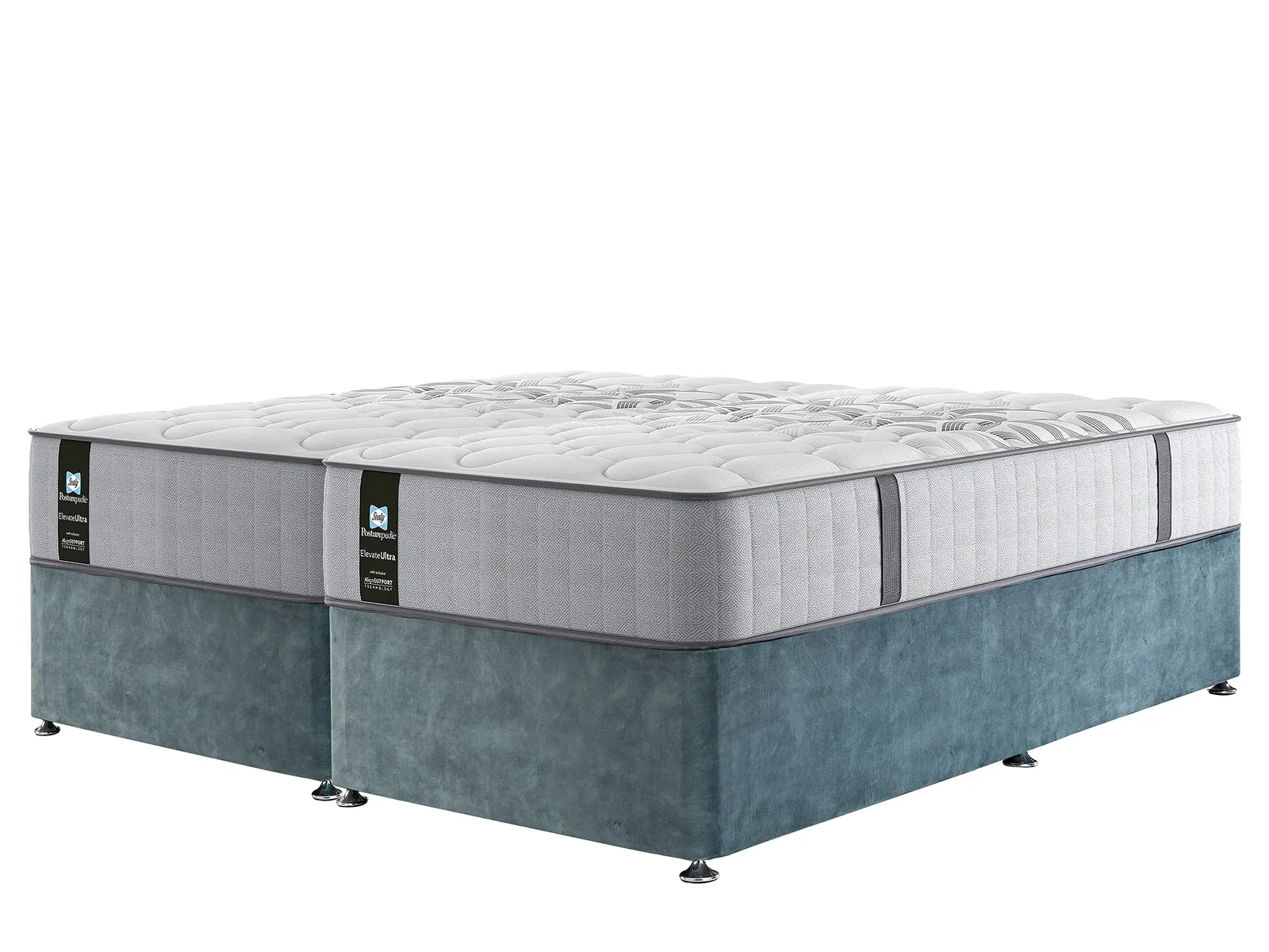 Super King Size Zip And Link Divan Set