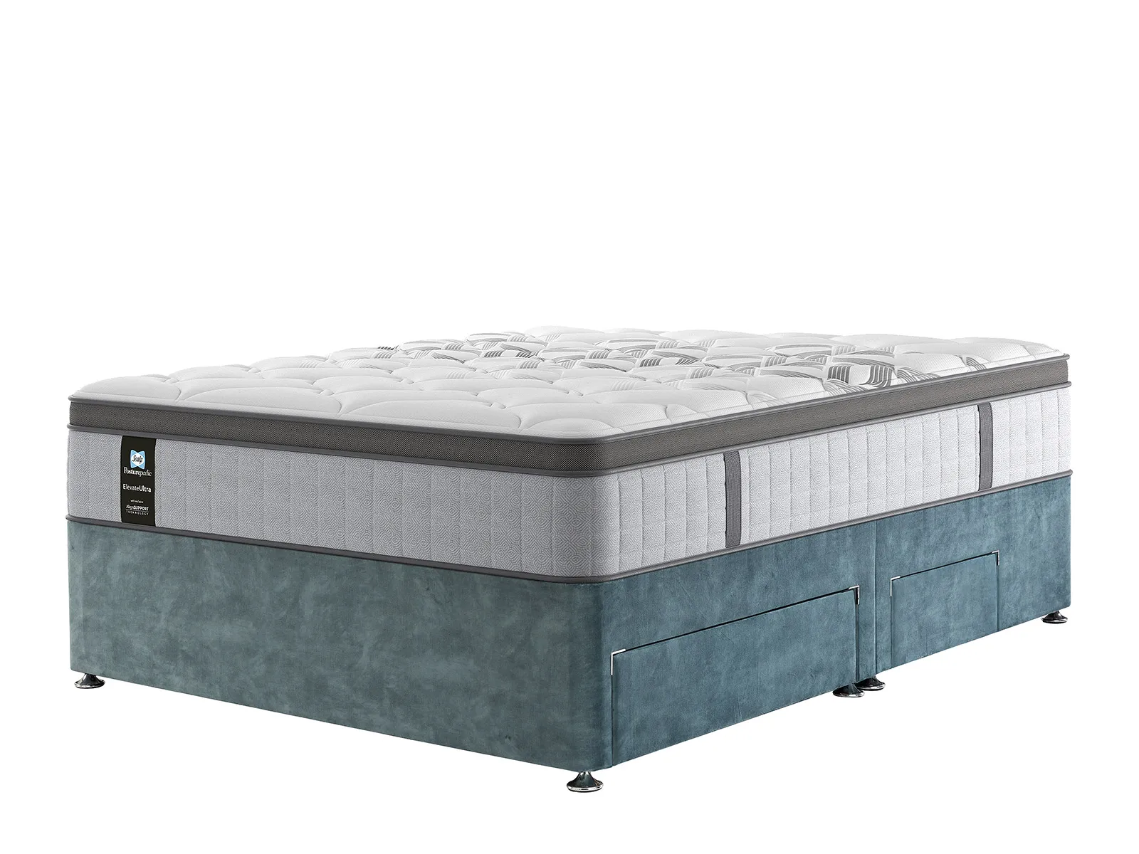 King Size 2+2 Drawer Divan Set